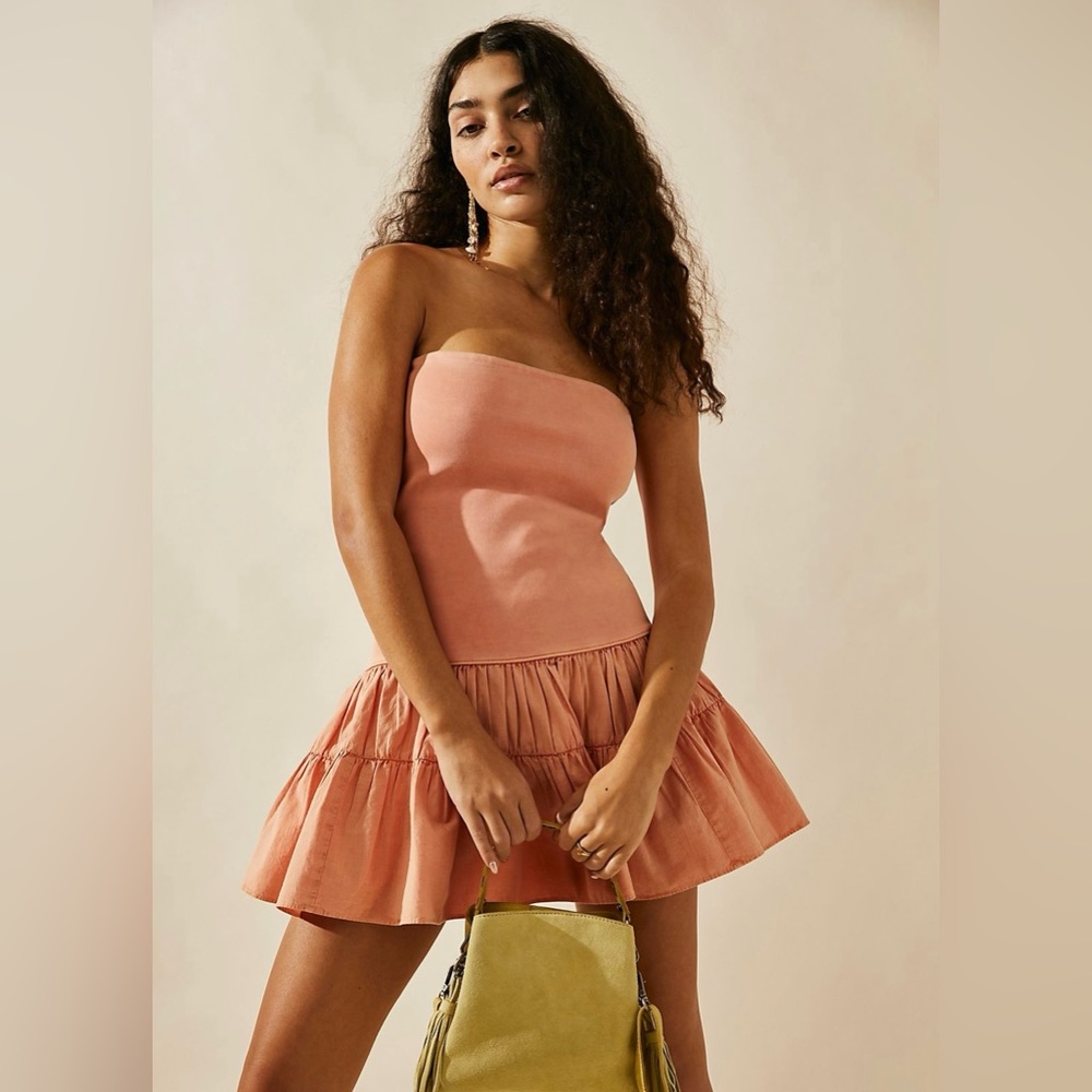 Free People Lusine Drop-Waist Mini